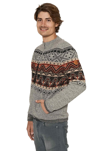 Alpaka Strickjacke FIESTA Herren