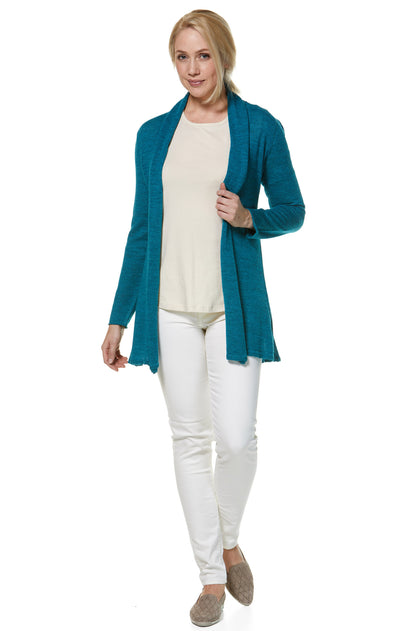Alpaka Strickjacke PENELOPE LONG
