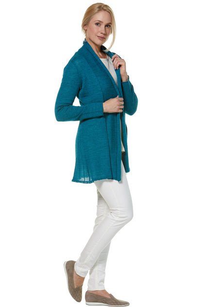 Alpaka Strickjacke PENELOPE LONG