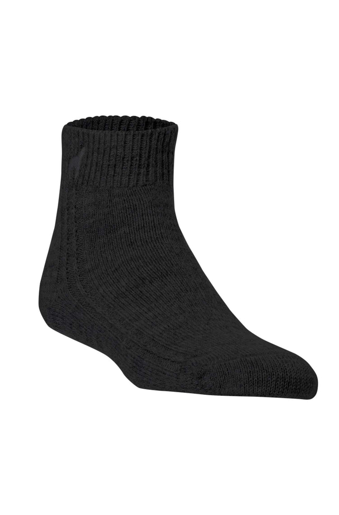 Alpaka WOHLFÜHL Bettsocken- & Haus-Socken schwarz