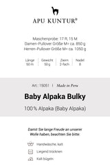 Alpaka Wolle BULKY | 50g | 100% Alpaka