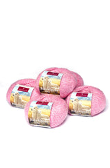 Alpaka Wolle BULKY | 5x50g | 100% Alpaka | 12+ Farben 34 rosa Melange one-size