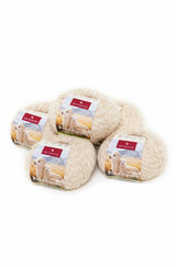 Alpaka Wolle REGULAR | 5x50g | 100% Alpaka | 36 Farben N-105 Beige Melange one-size