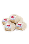 Alpaka Wolle SOCKENGARN | 5x50g | Alpaka-Woll-Mix | 12 Farben N-105 Beige Melange one-size