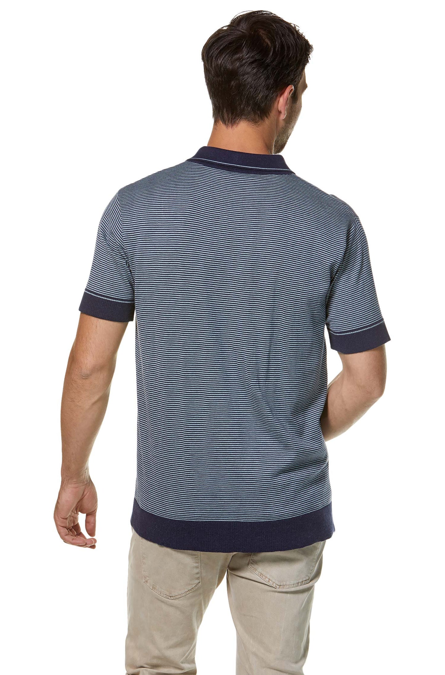 Pima-Baumwolle Poloshirt DIEGO Herren - 10% Royal Alpaka
