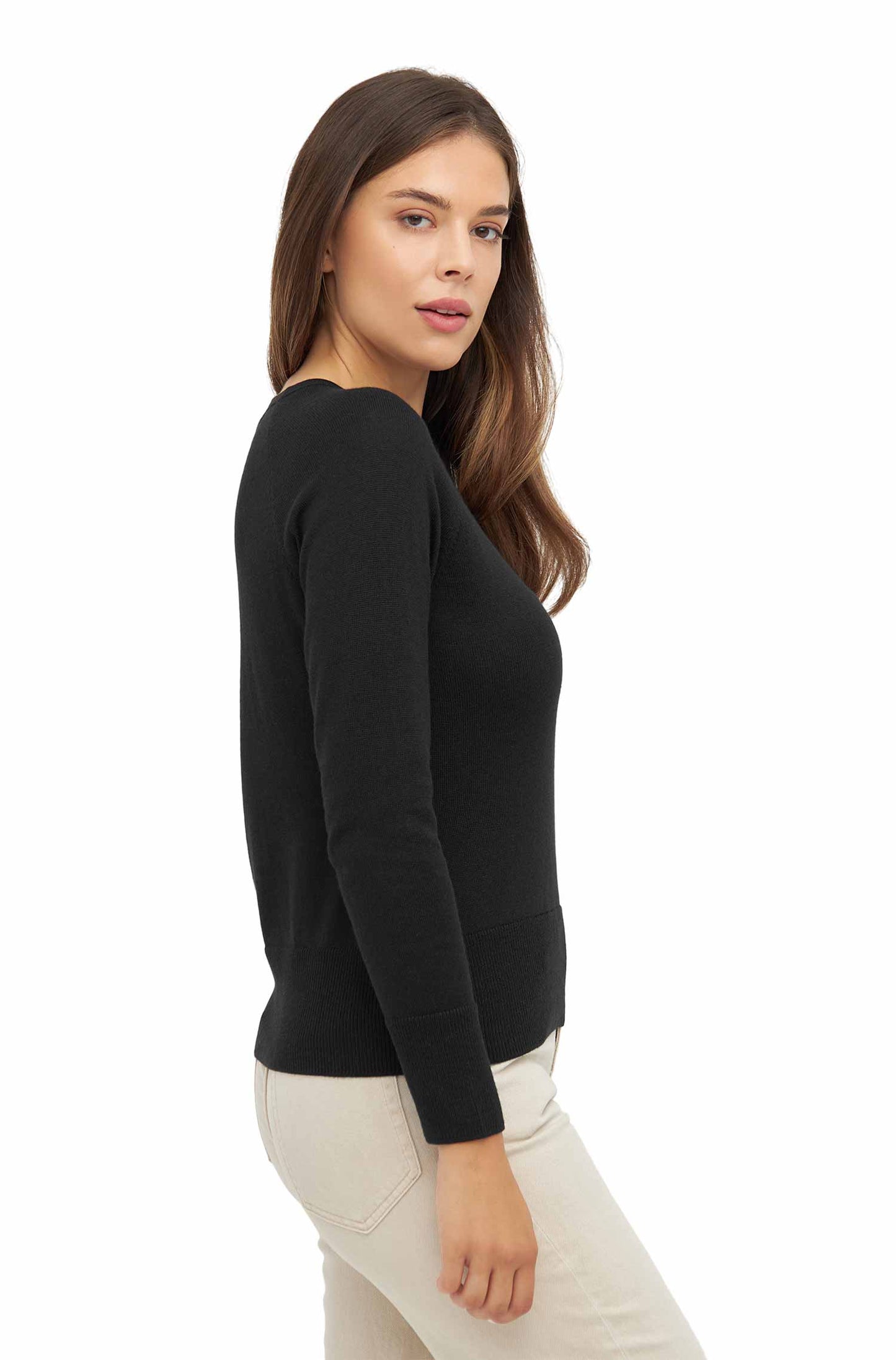 Bio-Baumwolle Pullover ADORA - 30% Alpaka