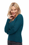 Pullover AURELIA 70% Bio Baumwolle und 30% Alpaka laguna